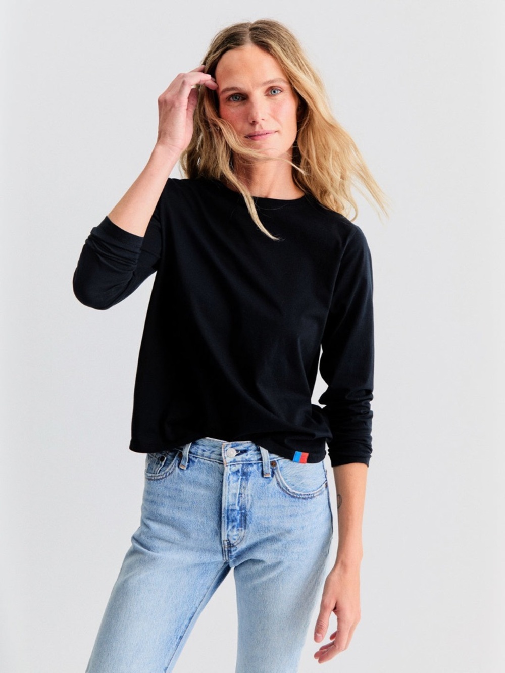 KULE Black The Modern Long Tee